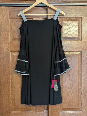 Black Dress with Rhinestone Detail